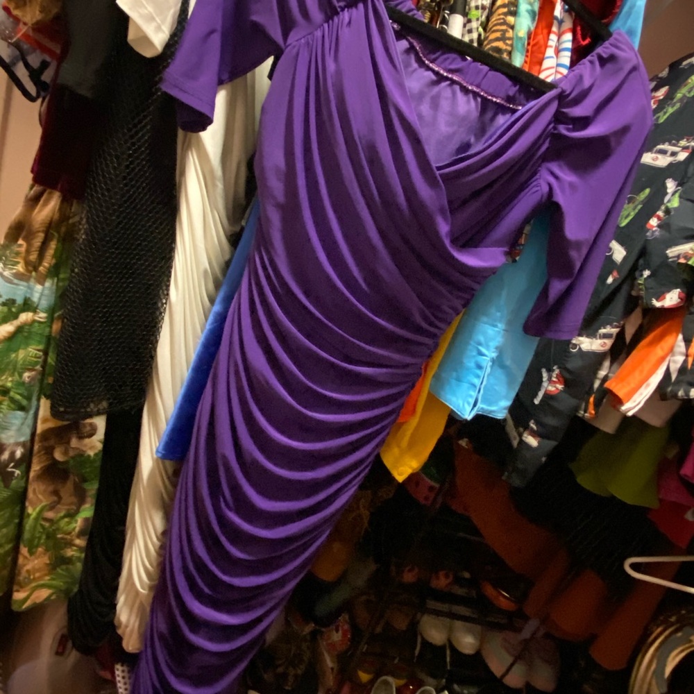 PInup girl clothing Monica L purple